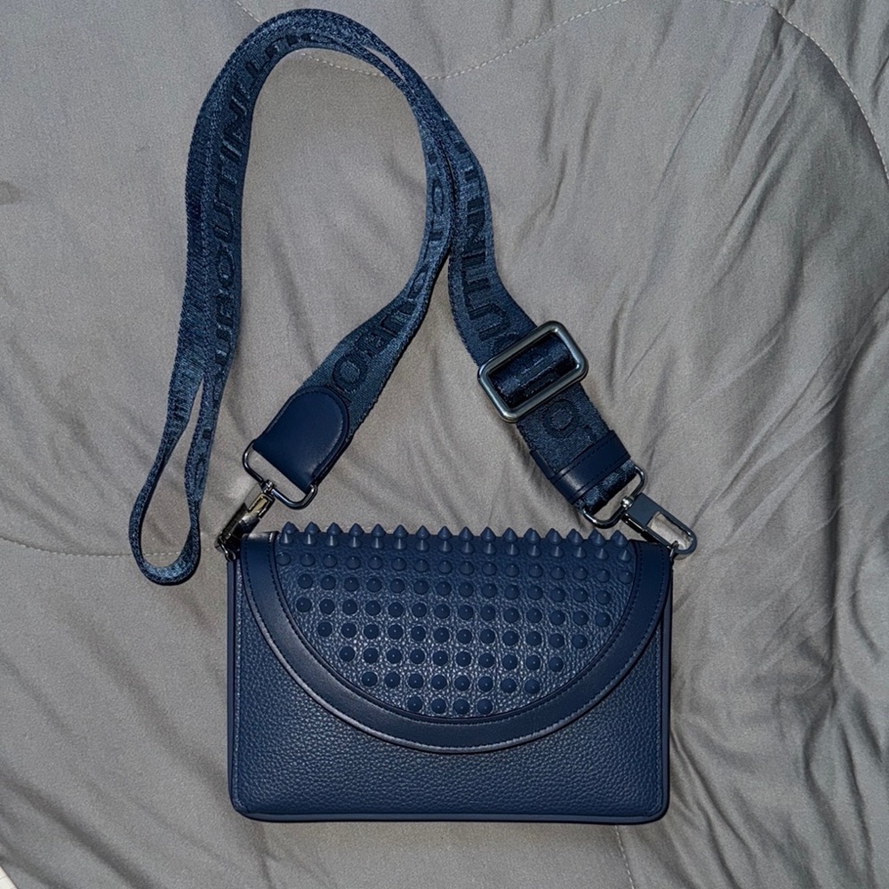 NWOT’s  Christian Louboutin Explorafunk Chain Wallet  Studded Crossbody Bag - Picture 6 of 7